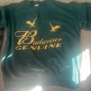 Budweiser Pacsun Green Crew Neck